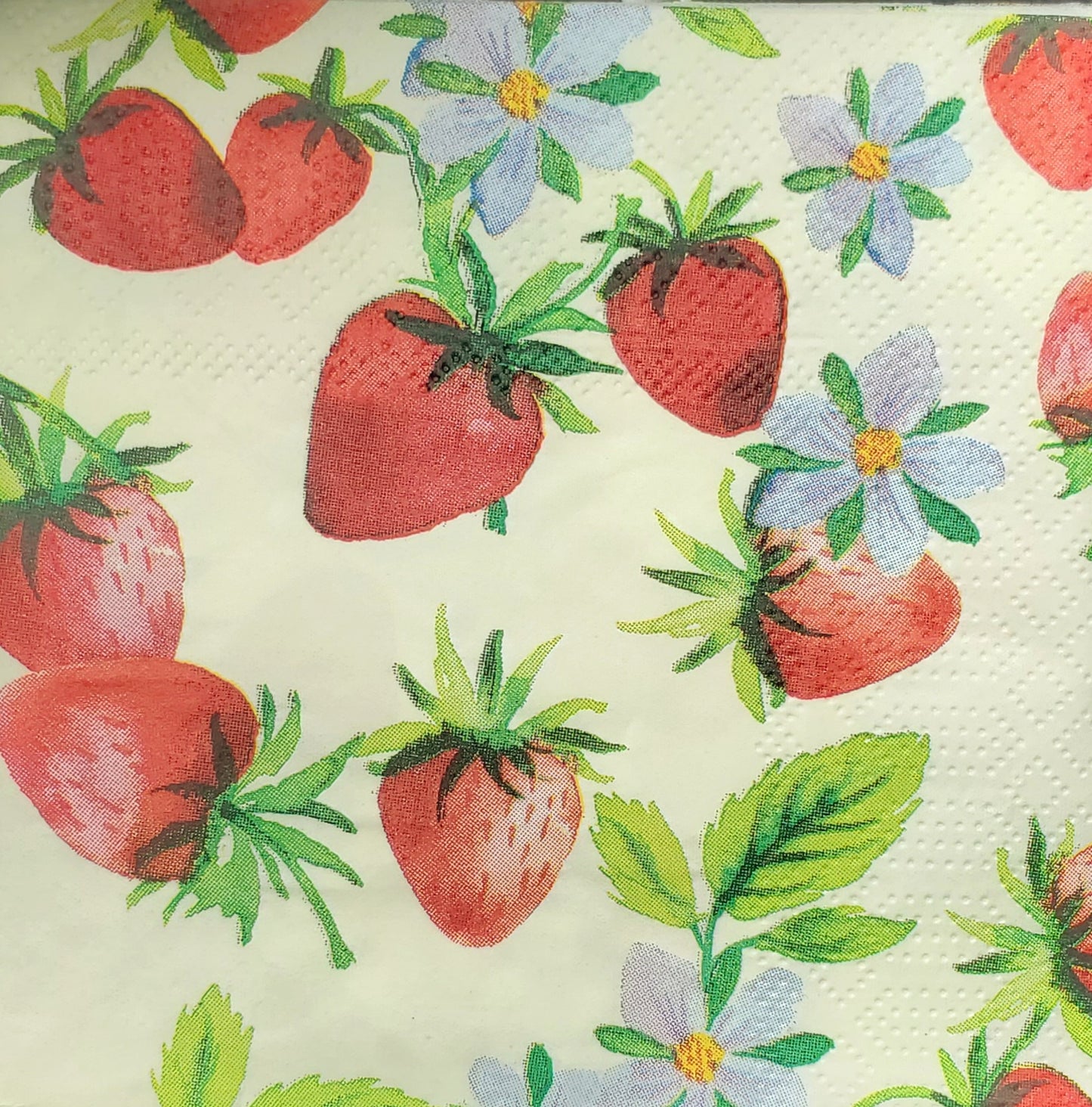 Strawberry Cocktail Size Napkins