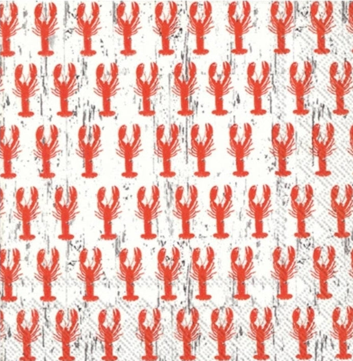 Lobster Cocktail Size Napkins