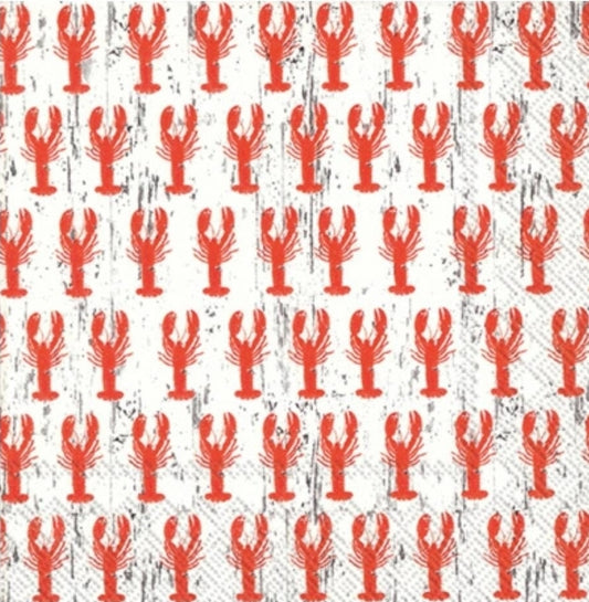 Lobster Cocktail Size Napkins