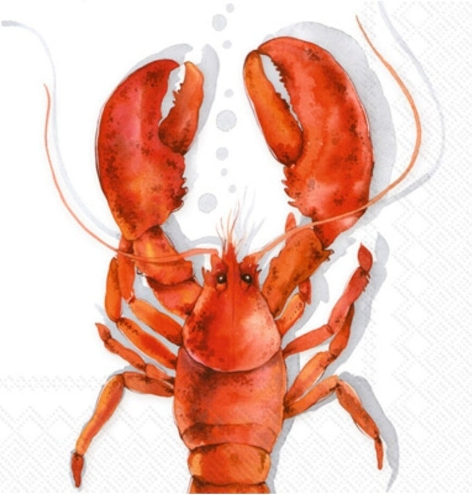 Lobster Cocktail Size Napkins