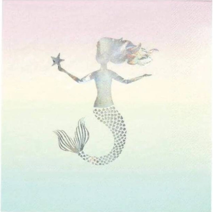 Mermaid Luncheon Size Napkins