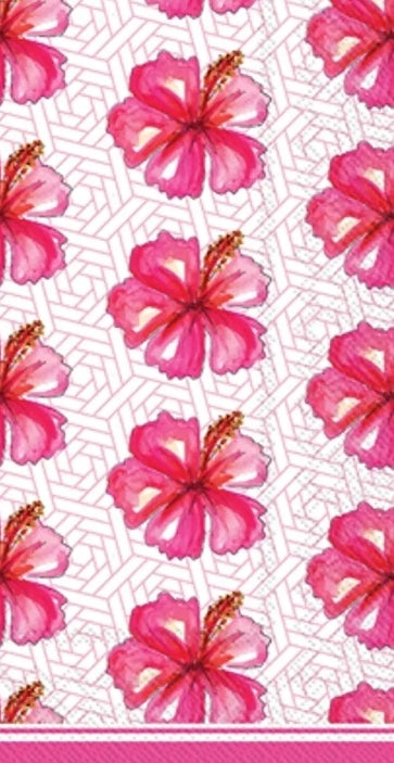 Tropical Hibiscus Guest Size Napkins