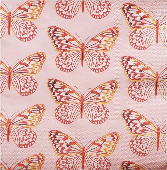 Butterflies Cocktail Size Napkins