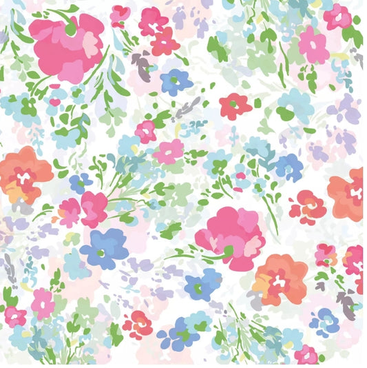 Flower Paint Luncheon Size Napkins