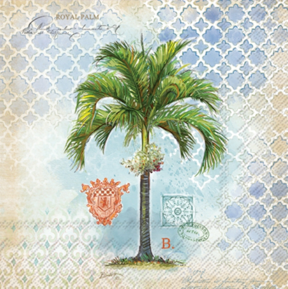 Palm Tree Luncheon Size Napkins