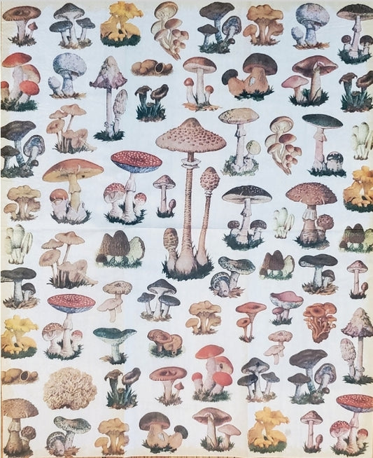 Mushroom Guest Size Napkins