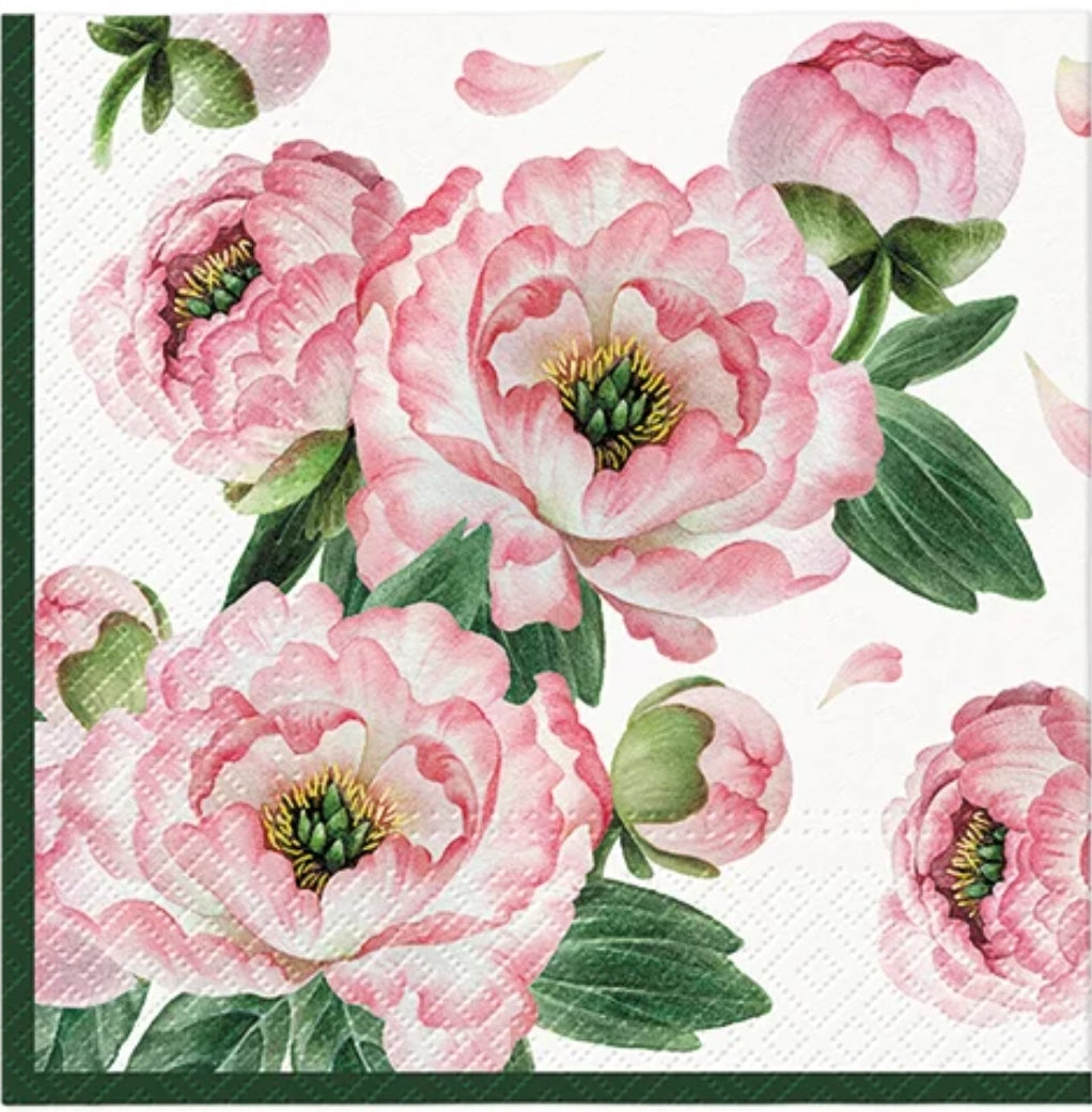 Roses Luncheon Size Napkins