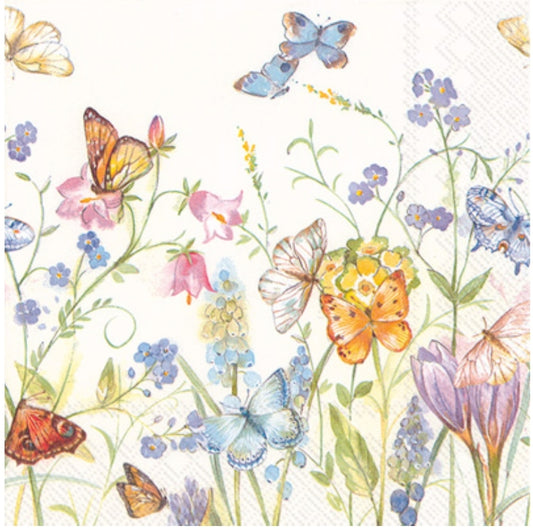 Butterfly Meadow Luncheon Size Napkins