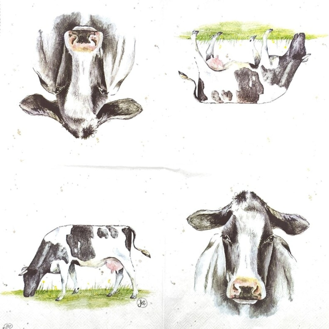 Cow Luncheon Size Napkins