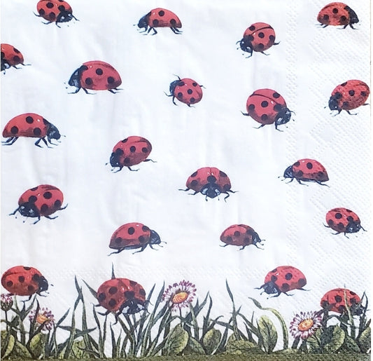 Ladybug Luncheon Size Napkins