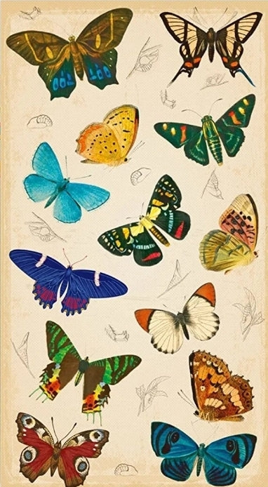 Butterfly Vintage Guest Size Napkins