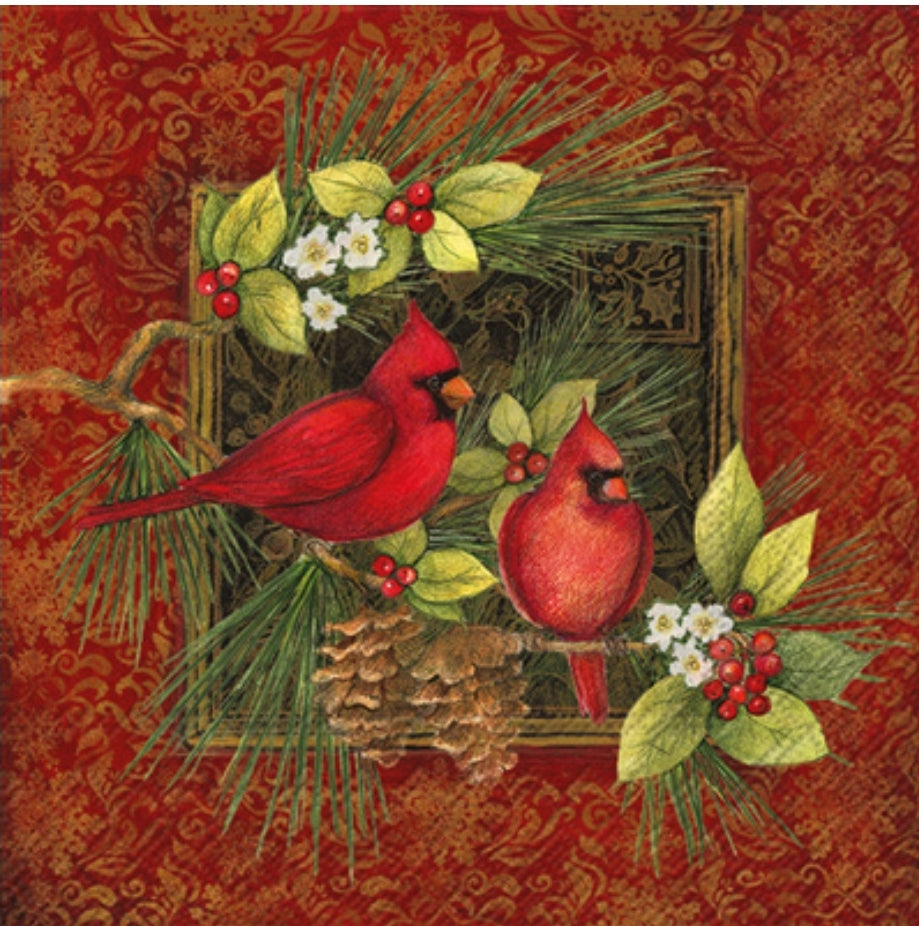 Cardinal Greetings Cocktail Size Napkins