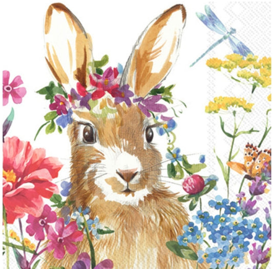 Bunny Rabbit Luncheon Size Napkins