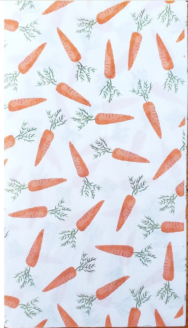 Carrots Collage Guest Size Napkins