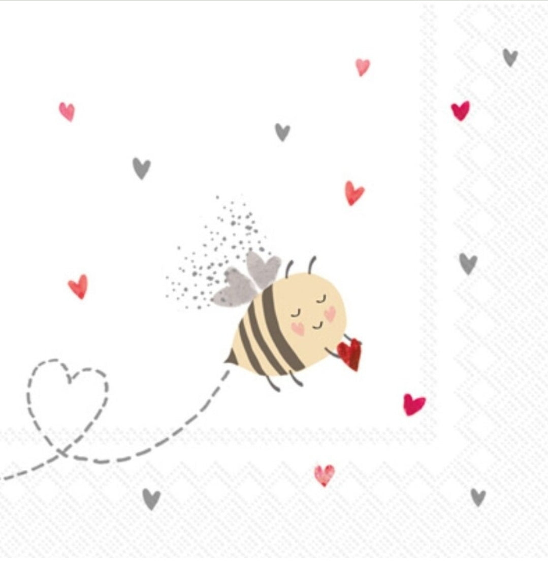 Bee Love Cocktail Size Napkins