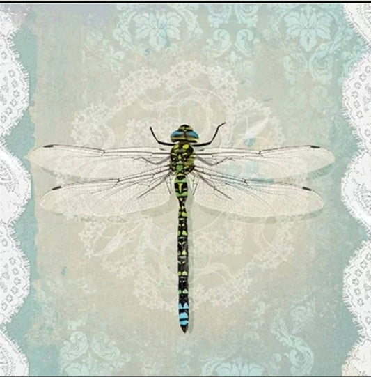 Dragonfly Luncheon Size Napkins