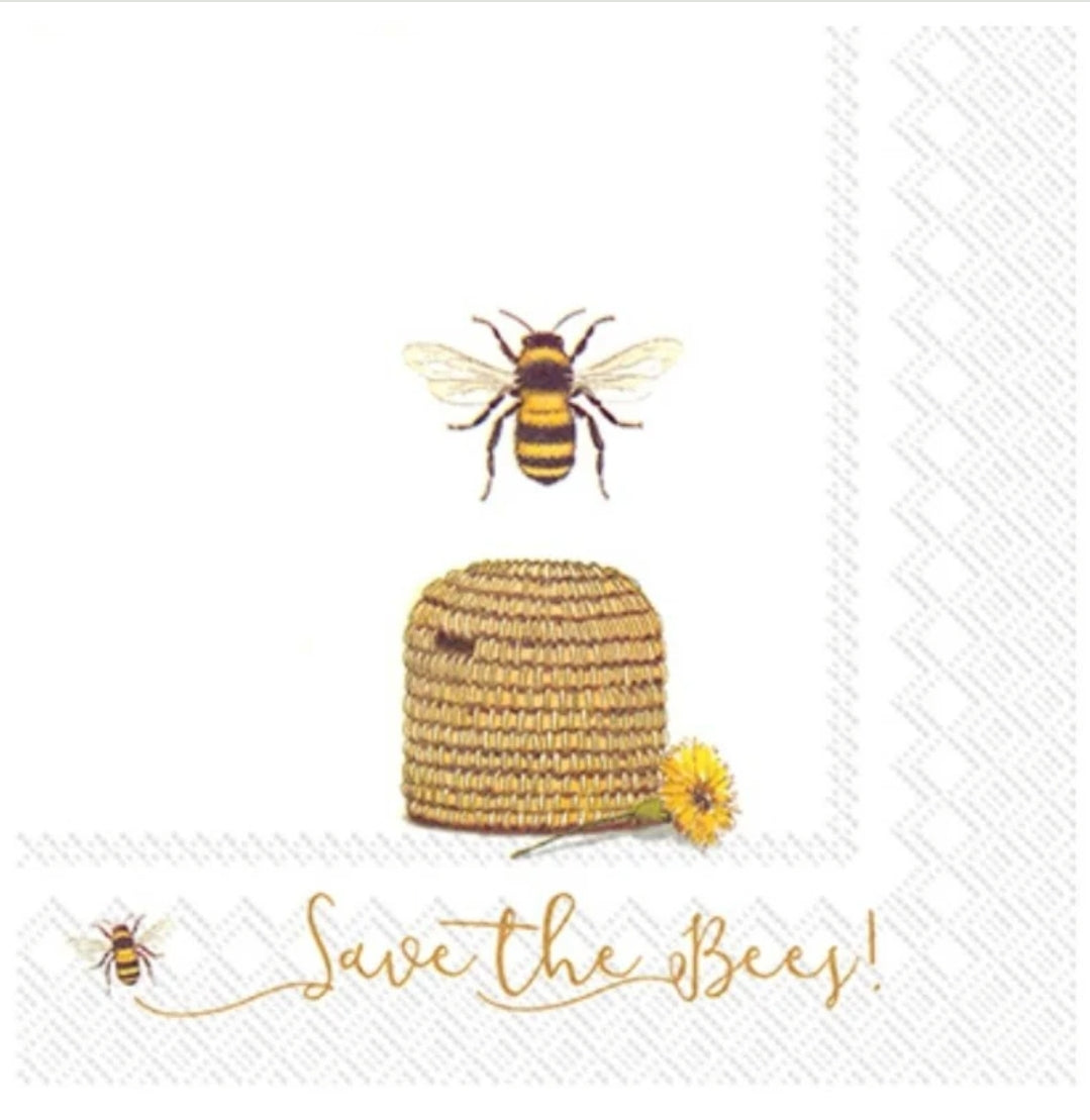 Bee Hive Luncheon Size Napkins