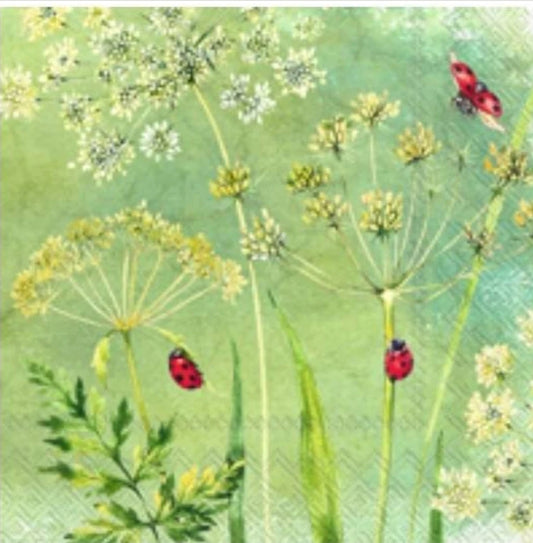 Ladybug Luncheon Size Napkins