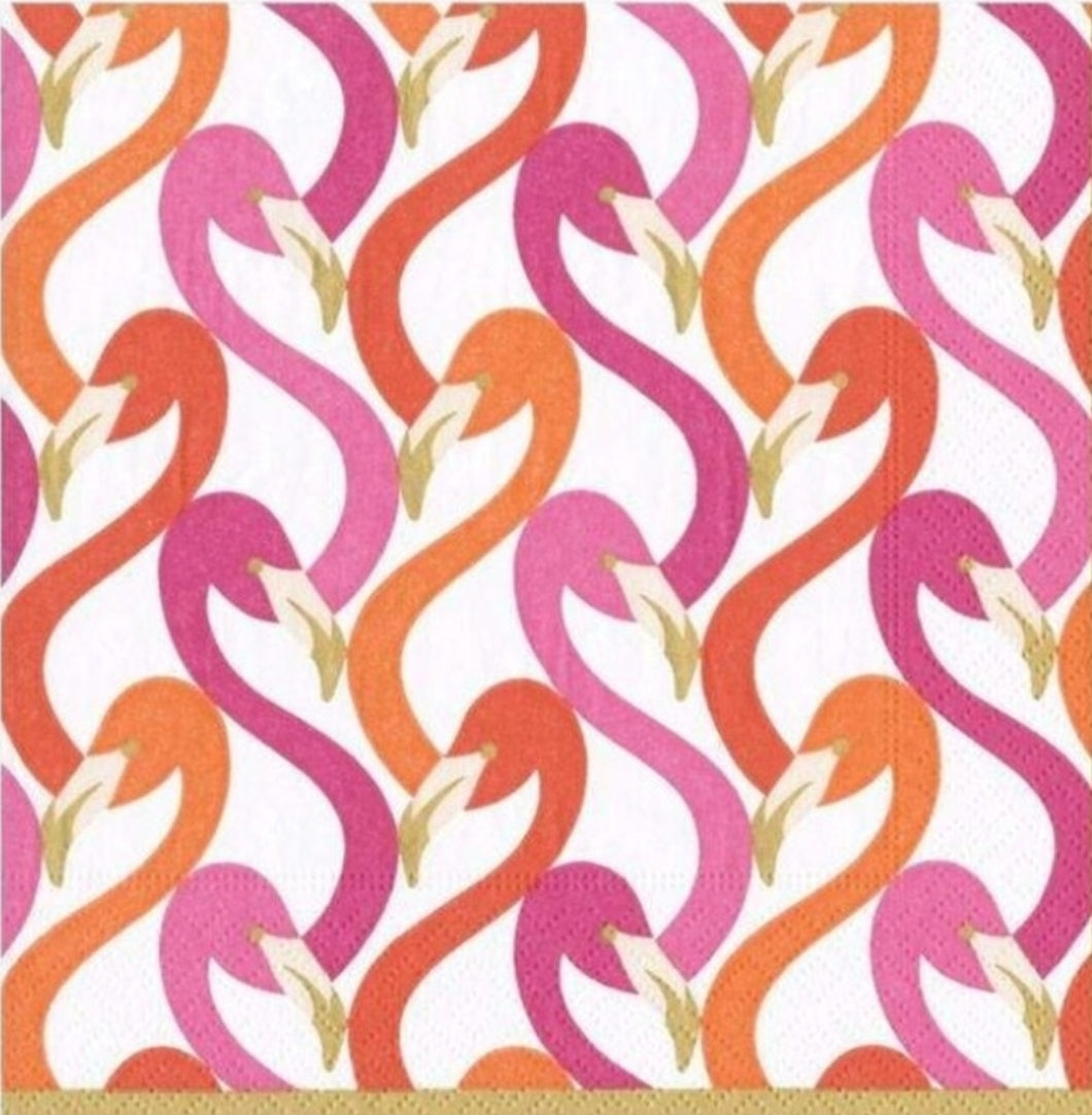 Flamingo Fantasy Cocktail Size Napkins