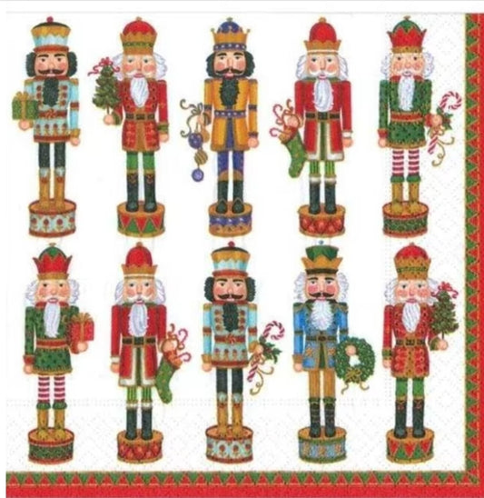 Christmas Nutcracker March Cocktail Size Napkins