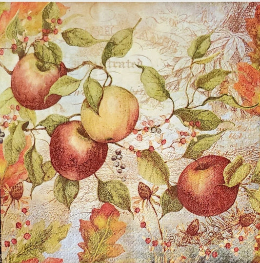 Apple Orchard Cocktail Size Napkins