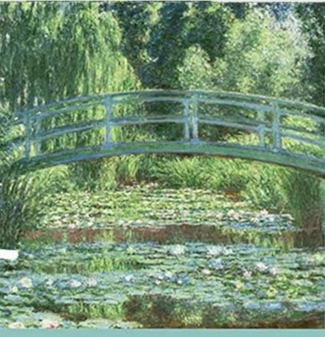 Monet Bridge at the Lily Pond Cocktail Size Napkins