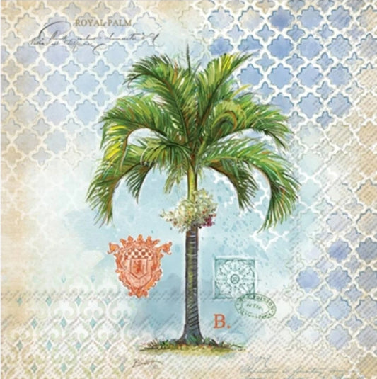 Palm Tree Cocktail Size Napkins