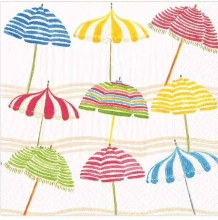 Umbrella Parasol Cocktail Size Napkins