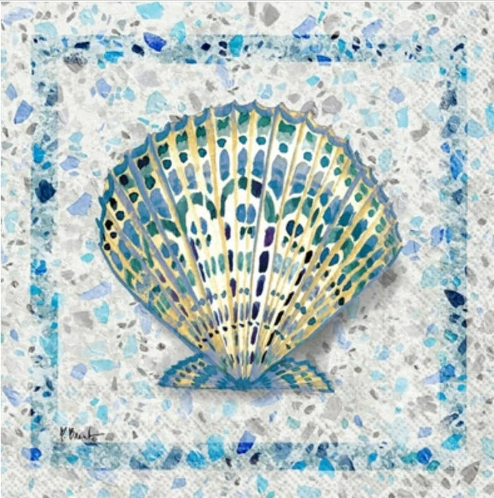 Sea Shell Cocktail Size Napkins