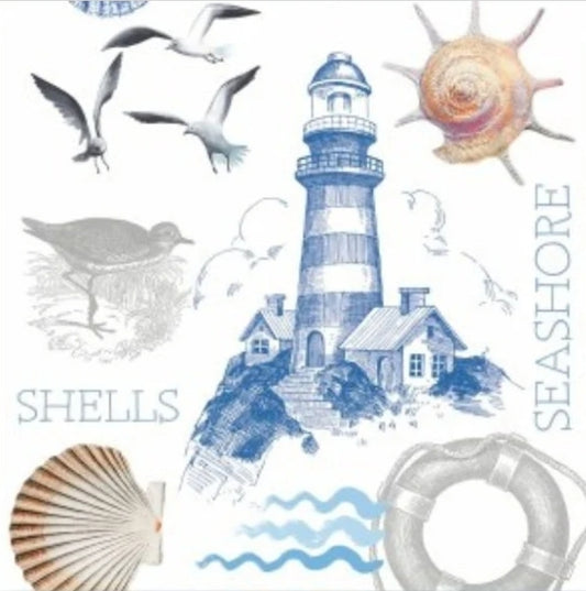 Lighthouse Luncheon Size Napkins