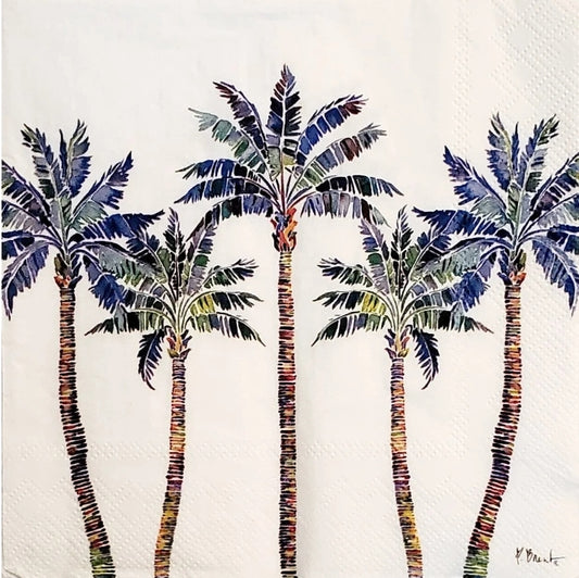 Palm Tree Cocktail Size Napkins