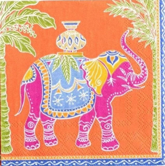 Elephant Cocktail Size Napkins